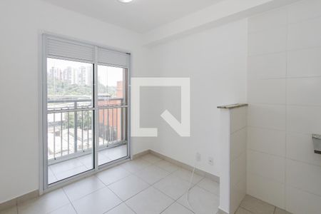Sala/Cozinha de apartamento para alugar com 1 quarto, 28m² em Jardim Caravelas, São Paulo