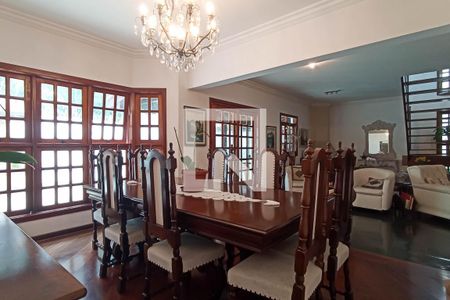 Sala de jantar de casa de condomínio para alugar com 4 quartos, 400m² em Alphaville, Santana de Parnaíba