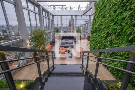 Área comum de kitnet/studio para alugar com 1 quarto, 30m² em Pinheiros, São Paulo