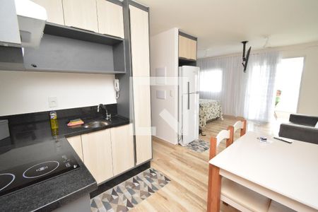 Cozinha de kitnet/studio à venda com 1 quarto, 37m² em Centro, Guarulhos