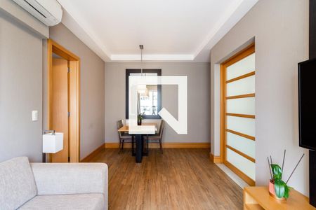 Sala de apartamento para alugar com 1 quarto, 45m² em Vila Olímpia, São Paulo