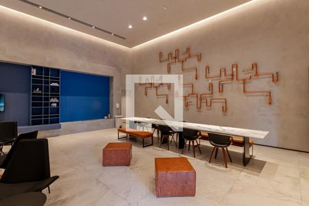 Studio para alugar com 40m², 1 quarto e sem vaga Studio para alugar com 40m², 1 quarto e sem vagaHall Social