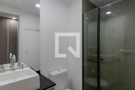 Studio para alugar com 40m², 1 quarto e sem vaga Studio para alugar com 40m², 1 quarto e sem vagaBanheiro