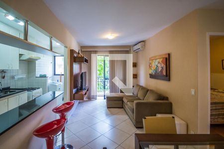 Sala de apartamento para alugar com 1 quarto, 50m² em Cambuí, Campinas