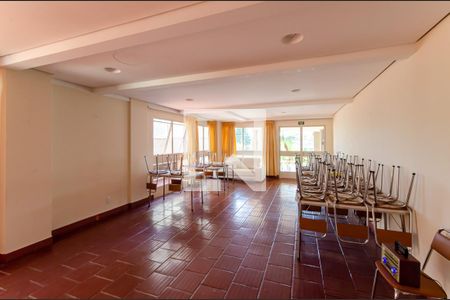 Área comum - Salão de festas de apartamento à venda com 1 quarto, 50m² em Glória, Porto Alegre