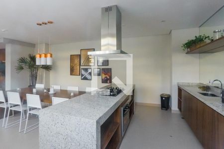 Studio à venda com 34m², 1 quarto e 1 vagaSalão Gourmet