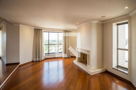 Sala da Lareira de apartamento à venda com 6 quartos, 490m² em Cambuí, Campinas
