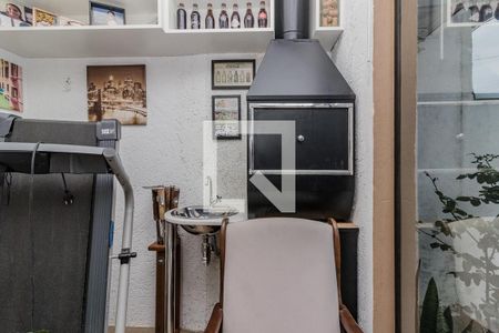 Varanda gourmet de casa à venda com 3 quartos, 54m² em Hípica, Porto Alegre