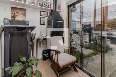 Varanda gourmet de casa à venda com 3 quartos, 54m² em Hípica, Porto Alegre