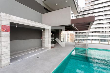Apartamento para alugar com 32m², 1 quarto e 1 vaga Apartamento para alugar com 32m², 1 quarto e 1 vagaÁrea comum - Piscina