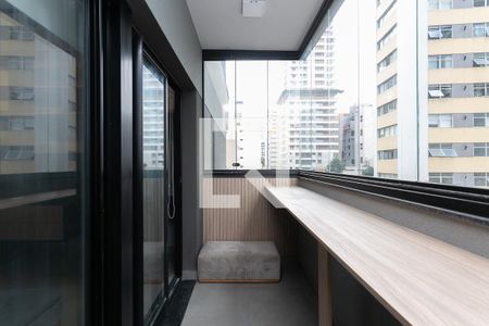 Apartamento para alugar com 32m², 1 quarto e 1 vaga Apartamento para alugar com 32m², 1 quarto e 1 vagaVaranda