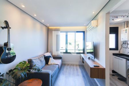 Sala de apartamento para alugar com 1 quarto, 40m² em Camaquã, Porto Alegre