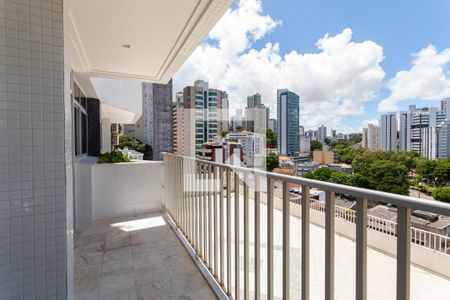 Varanda de apartamento para alugar com 3 quartos, 140m² em Graça, Salvador