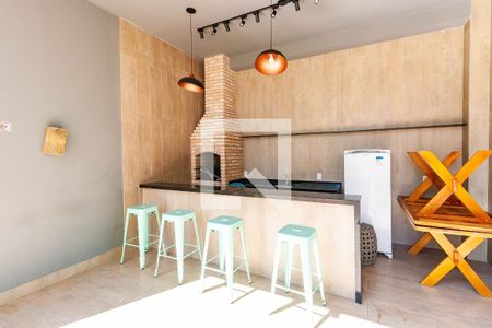 Área comum - Churrasqueira de apartamento para alugar com 1 quarto, 36m² em Vila Graciosa, São Paulo