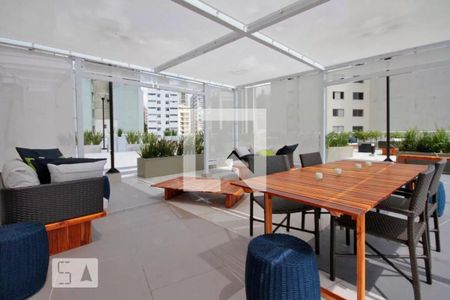 Studio para alugar com 35m², 1 quarto e sem vaga Studio para alugar com 35m², 1 quarto e sem vagaÁrea comum - Churrasqueira
