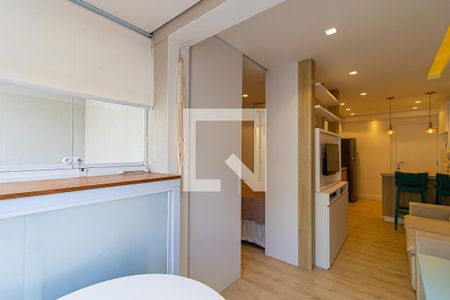 Studio para alugar com 35m², 1 quarto e sem vaga Studio para alugar com 35m², 1 quarto e sem vagaVaranda