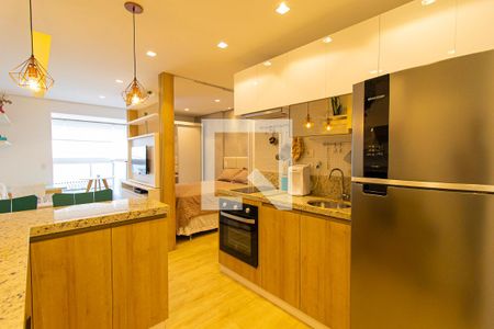 Studio para alugar com 35m², 1 quarto e sem vaga Studio para alugar com 35m², 1 quarto e sem vagaCozinha