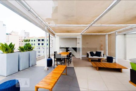 Studio para alugar com 35m², 1 quarto e sem vaga Studio para alugar com 35m², 1 quarto e sem vagaÁrea comum - Churrasqueira