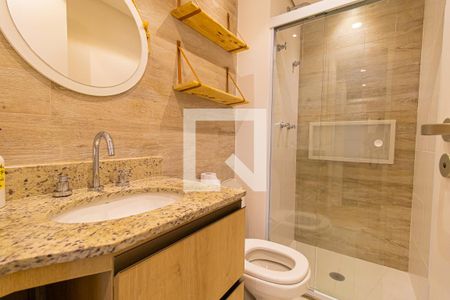 Studio para alugar com 35m², 1 quarto e sem vaga Studio para alugar com 35m², 1 quarto e sem vagaBanheiro