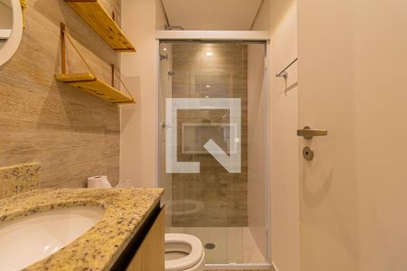 Studio para alugar com 35m², 1 quarto e sem vaga Studio para alugar com 35m², 1 quarto e sem vagaBanheiro