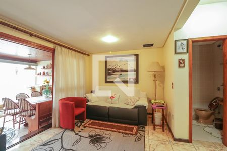 Sala de casa de condomínio à venda com 3 quartos, 258m² em Jardim Isabel, Porto Alegre