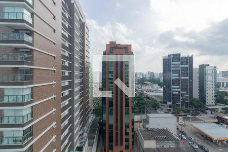 Vista  de kitnet/studio para alugar com 1 quarto, 37m² em Indianópolis, São Paulo