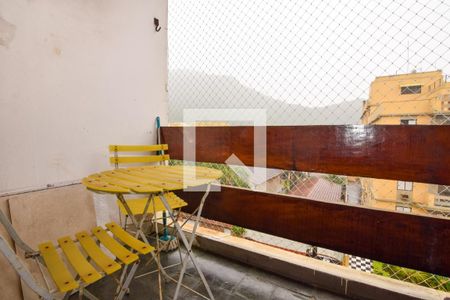Varanda da Sala de apartamento para alugar com 3 quartos, 77m² em Vila Júlia, Guarujá