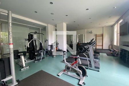 Área comum - Academia de apartamento para alugar com 1 quarto, 82m² em Paraíso do Morumbi, São Paulo