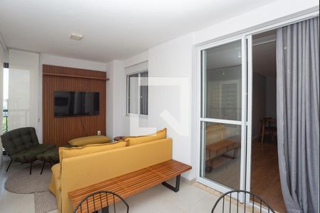 Varanda Gourmet de apartamento à venda com 2 quartos, 96m² em Barra Funda, São Paulo