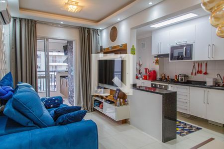 Sala de apartamento à venda com 2 quartos, 69m² em Chácara Seis de Outubro, São Paulo