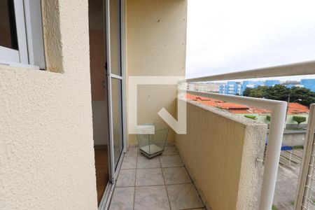 Varanda da Sala de apartamento para alugar com 2 quartos, 62m² em Vila Urupês, Suzano