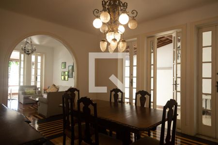 Sala de Jantar de casa à venda com 4 quartos, 550m² em Urca, Rio de Janeiro