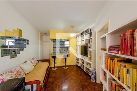 Sala de apartamento para alugar com 1 quarto, 42m² em Bosque, Campinas