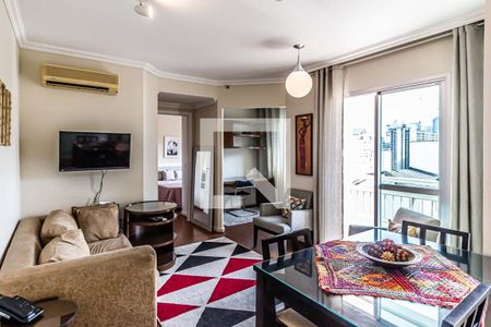 Sala de apartamento à venda com 3 quartos, 90m² em Consolação, São Paulo