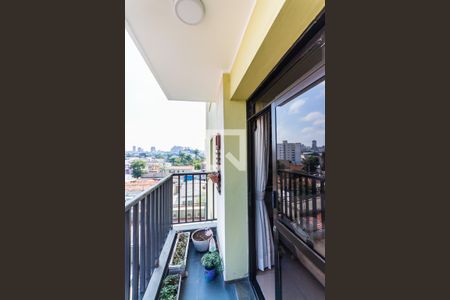Varanda da Sala de apartamento à venda com 3 quartos, 126m² em Santa Teresinha, Santo André