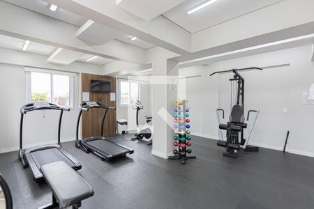 Apartamento para alugar com 47m², 2 quartos e 2 vagas Apartamento para alugar com 47m², 2 quartos e 2 vagasÁrea comum - Academia