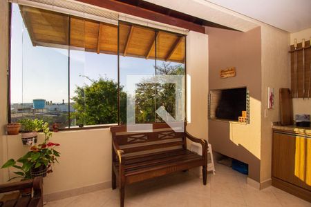 Varanda da Sala de casa de condomínio à venda com 3 quartos, 288m² em Vila Conceição, Porto Alegre