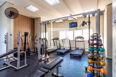Apartamento para alugar com 56m², 2 quartos e 1 vaga Apartamento para alugar com 56m², 2 quartos e 1 vagaÁrea comum - Academia