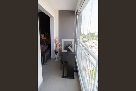 Varanda da Sala de apartamento à venda com 1 quarto, 40m² em Mooca, São Paulo