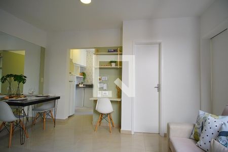 Sala de apartamento para alugar com 1 quarto, 35m² em São João, Porto Alegre