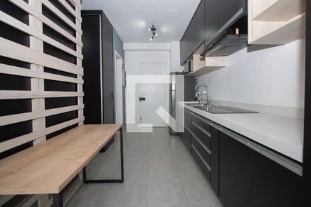 Studio à venda com 32m², 1 quarto e 1 vagaStudio - Cozinha