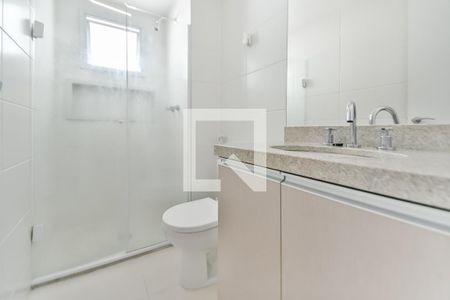 Banheiro de kitnet/studio para alugar com 1 quarto, 41m² em Consolação, São Paulo