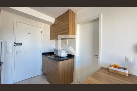 Sala e Cozinha de apartamento para alugar com 1 quarto, 29m² em Jardim Caravelas, São Paulo