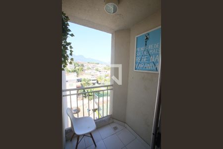 Varanda da Sala de apartamento à venda com 2 quartos, 51m² em Taquara, Rio de Janeiro