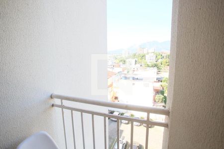 Varanda da Sala de apartamento à venda com 2 quartos, 51m² em Taquara, Rio de Janeiro