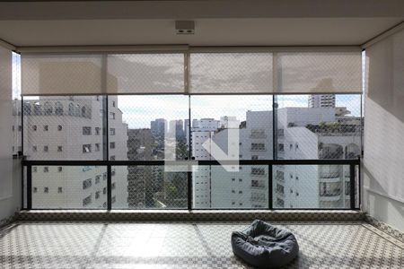 Varanda da Sala de apartamento à venda com 3 quartos, 370m² em Real Parque, São Paulo