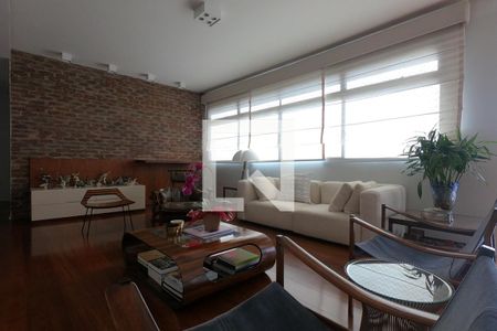 Sala de apartamento à venda com 3 quartos, 370m² em Real Parque, São Paulo