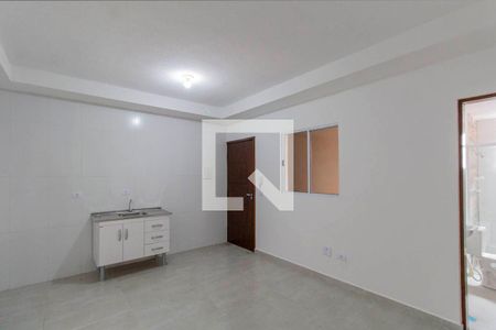 Sala e Cozinha Integrada de apartamento à venda com 1 quarto, 34m² em Parque das Paineiras, São Paulo