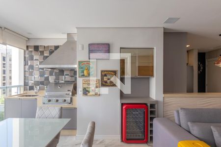 Varanda da Sala de apartamento para alugar com 2 quartos, 76m² em Moema, São Paulo