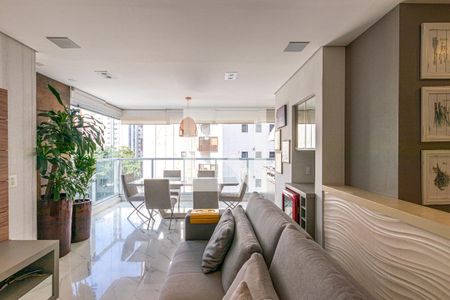 Sala de apartamento para alugar com 2 quartos, 76m² em Moema, São Paulo